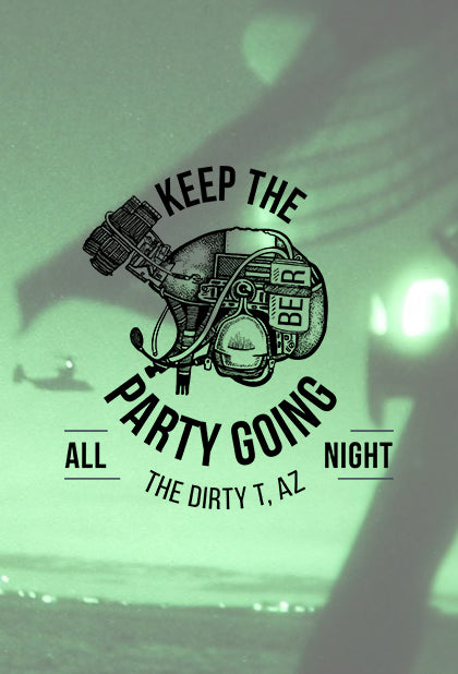 Keep The Party Going - Unisex Discrete Crew